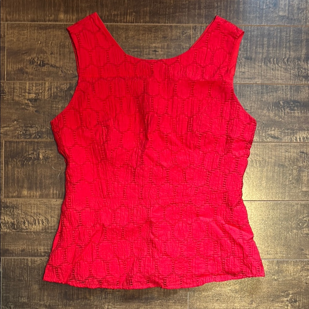 Banana Republic Eyelet Peplum Top